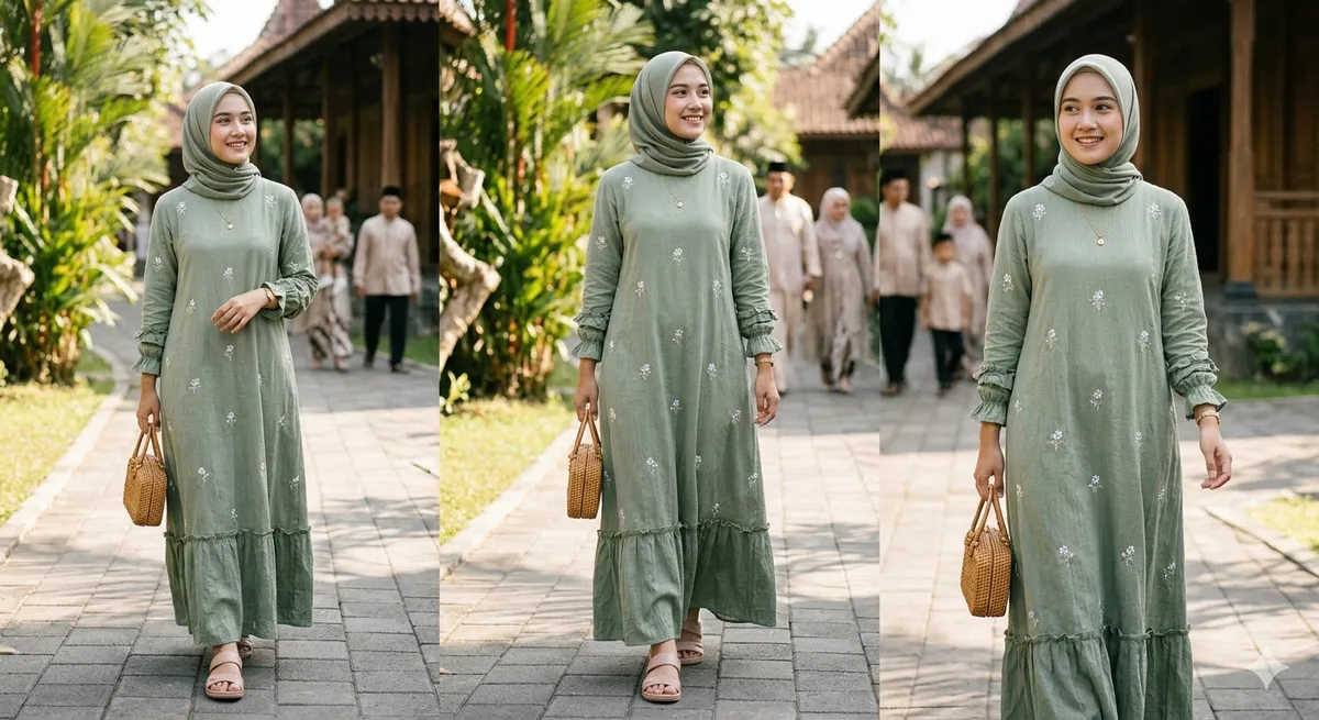 Gamis A-Line (Sumber: Gemini AI)