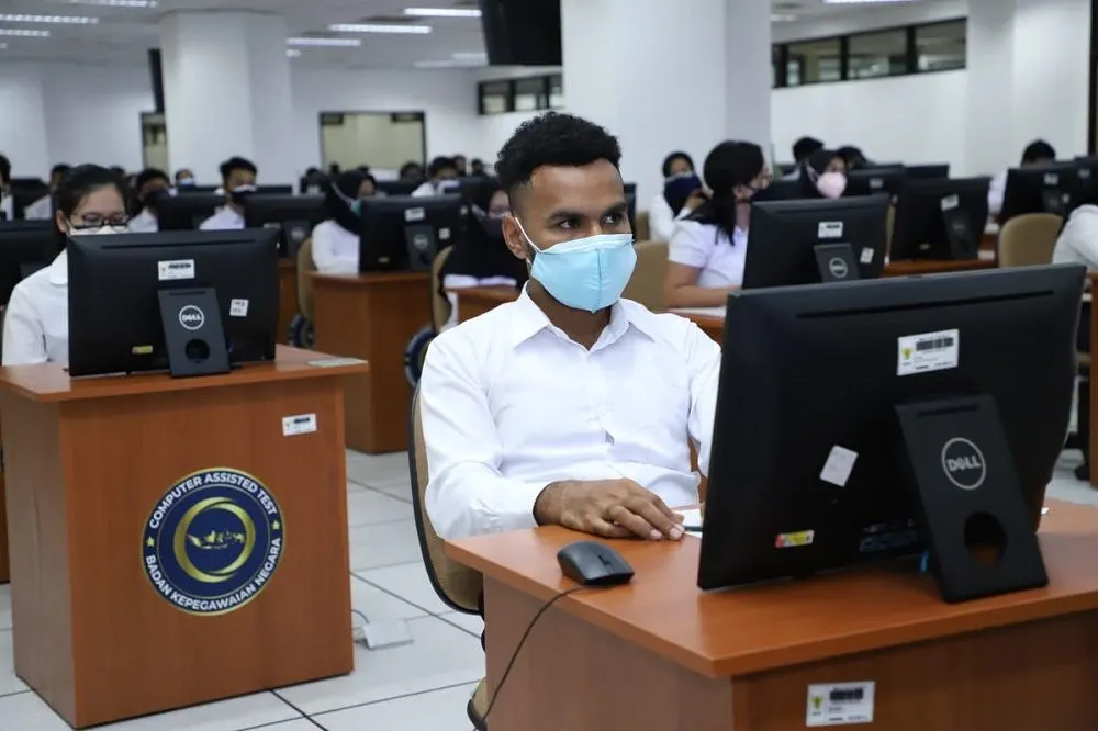 Selama pelaksanaan, peserta harus menyelesaikan tes SKD CPNS 2024 dengan total 110 soal dalam waktu 100 menit.