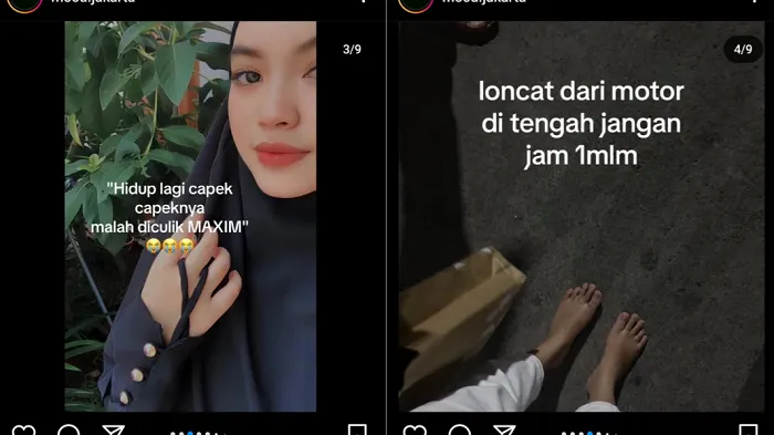 Viral, seorang wanita mengaku terjun dari motor jam 1 malam usai diduga akan diculik oleh ojek online (ojol) yang mengantarnya pulang.
