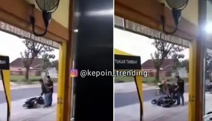 Viral Video Anak Ngamuk Hancurkan Motor Gara-gara Sang Ayah Belikan Motor Matic Bukan Trail