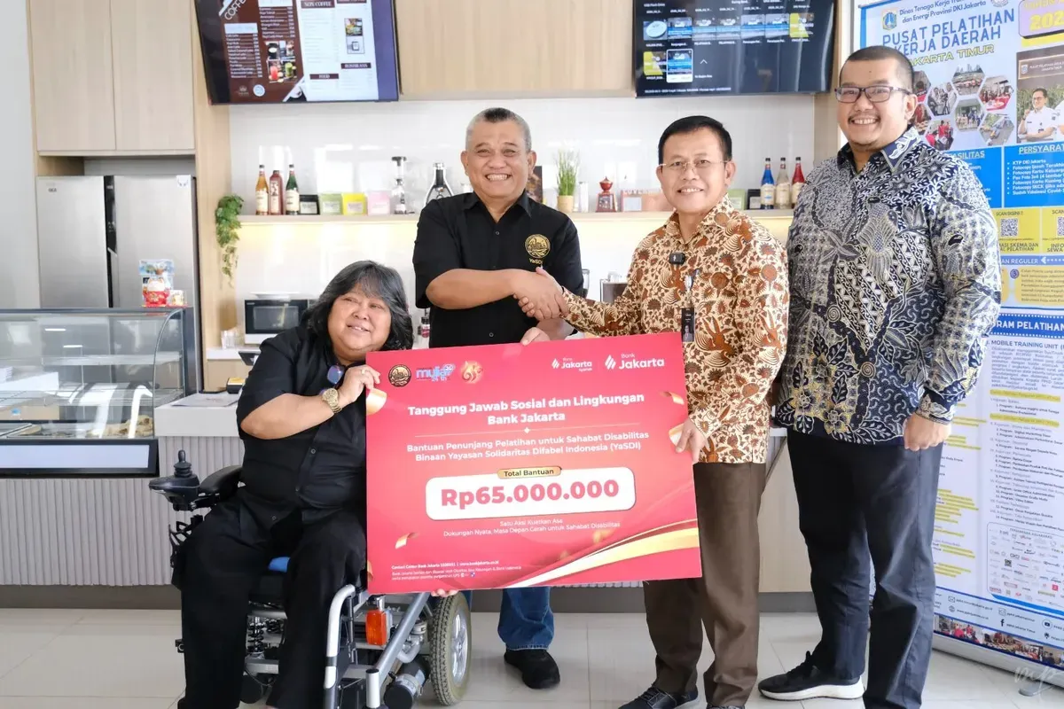 Bank Jakarta Gandeng YaSDI, Salurkan Bantuan untuk Tingkatkan Kemandirian Sahabat Disabilitas