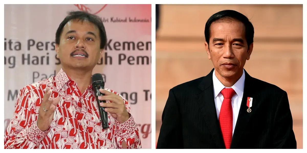 Roy Suryo dan Joko Widodo (Jokowi) (Sumber: kemenpora.go.id dan banggaikep.go.id)