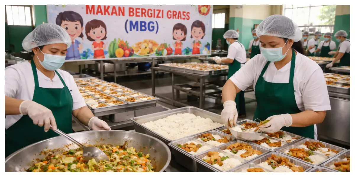 Program Makan Bergizi Gratis (MBG) (Sumber: Generative AI)