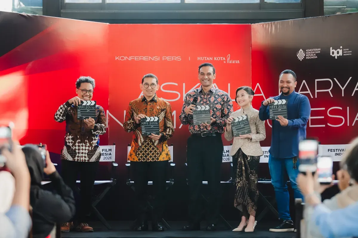 Konferensi Pers Launching Festival Film Indonesia (FFI) 2026 Dilangsungkan di Hutan Kota by Plataran pada Kamis, 18 Juni 2026.