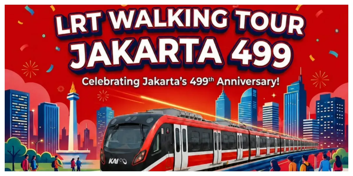 LRT Jakarta Hadirkan Walking Tour Gratis dengan Kuota Terbatas (Sumber: Instagram @wisatakreatifjakarta)