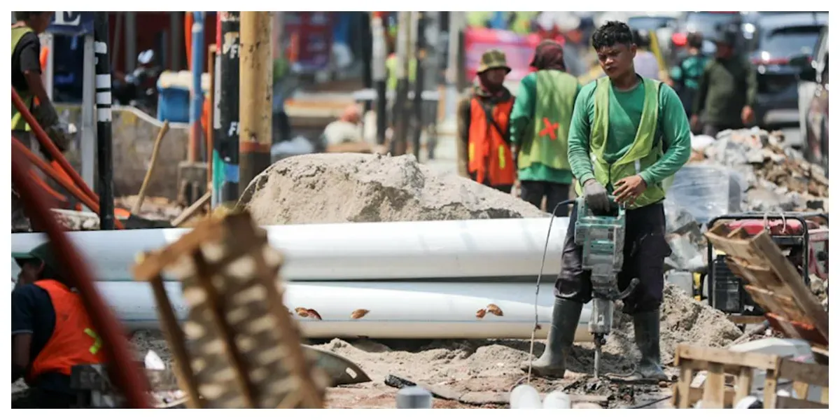 Proses Rekrutmen Padat Karya (Sumber: beritajakarta.id)