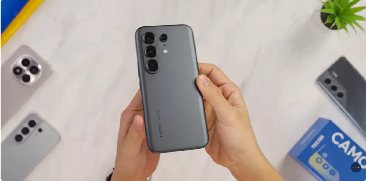 Spesifikasi HP TECNO Camon 50 Pro 5G. (Sumber: youtube.com/@GadgetIn)