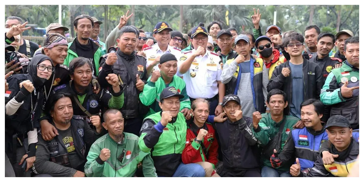 Dishub DKI Jakarta Siapkan Area Parkir Khusus Ojol (Sumber: beritajakarta.id)