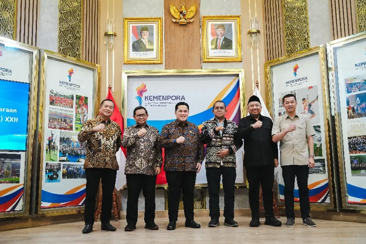 Provinsi DKI Jakarta, Nusa Tenggara Timur (NTT), dan Nusa Tenggara Barat (NTB) resmi ditetapkan sebagai tuan rumah bersama ajang Pekan Olahraga Nasional (PON) XXII Tahun 2028. (Sumber: Situs Kemenpora | Foto: Situs Kemenpora)