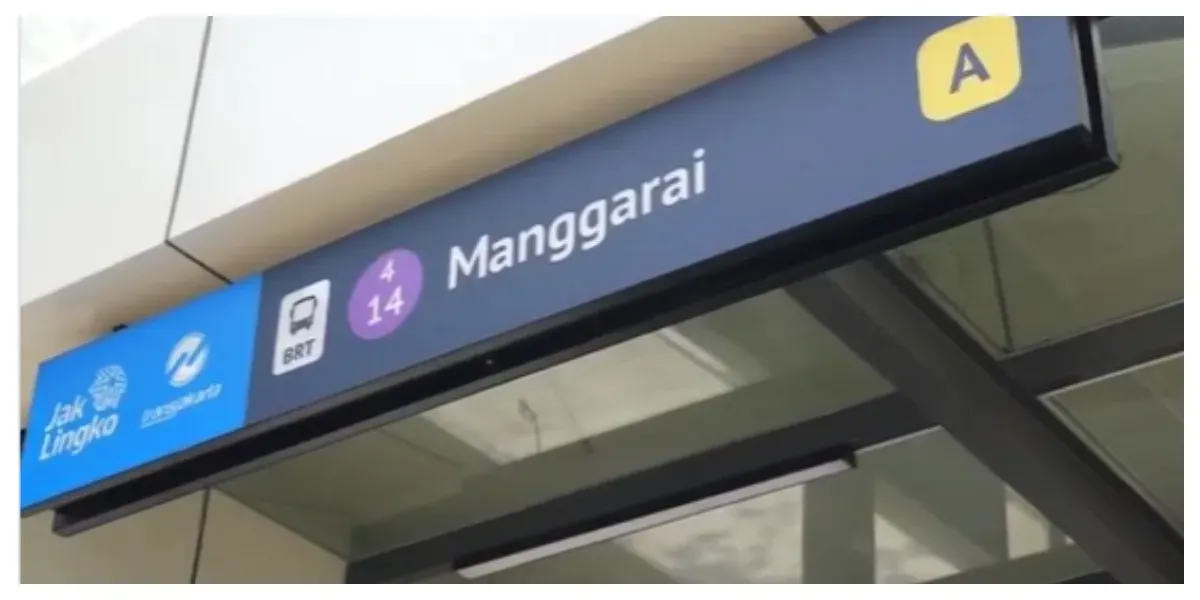 Halte Transjakarta Manggarai (Sumber: Instagram @pt_transjakarta)