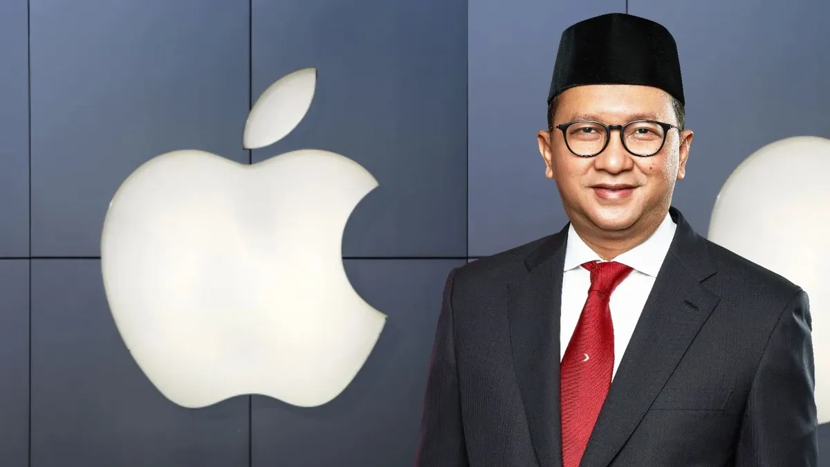 Menteri Investasi Rosan Roeslani, Logo Apple