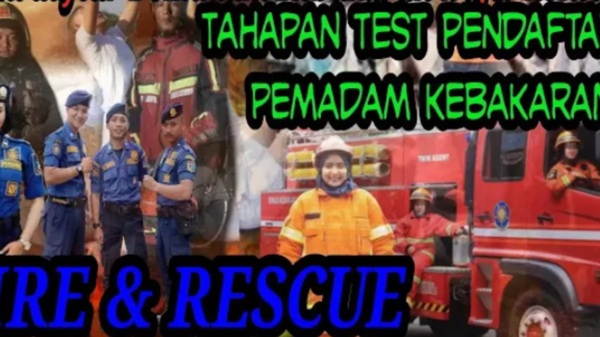 Ilustrasi. Tes untuk jadi petugas pemadam kebakaran atau damkar.