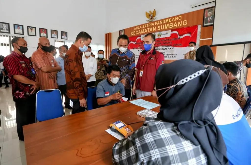 Ilustrasi. Penyaluran Bansos PKH dan BPNT