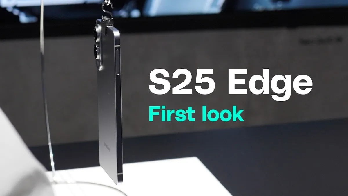 Illustrasi. Samsung s25 edge