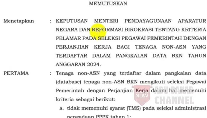 Para tenaga honorer yang telah memenuhi kriteria akan diberikan kesempatan untuk kembali melamar pada seleksi tahap kedua ASN PPPK.