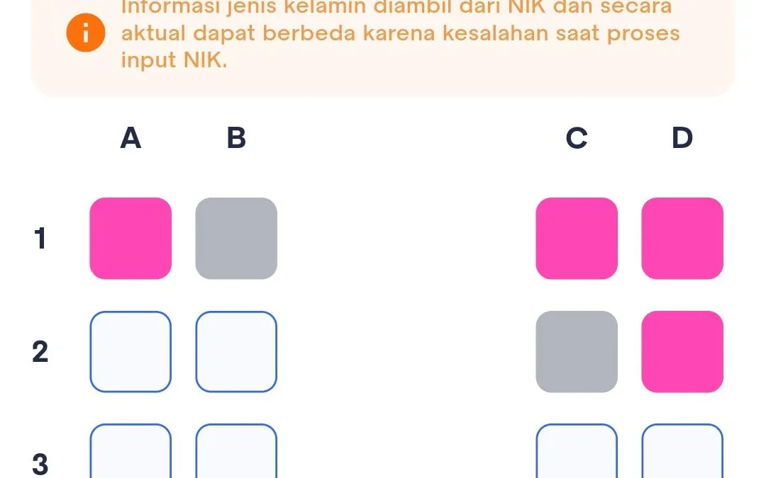 Illustrasi. Fitur terbaru Access by KAI, inovasi bagi wanita yang ingin duduk bersebelahan dengan wanita lagi.
