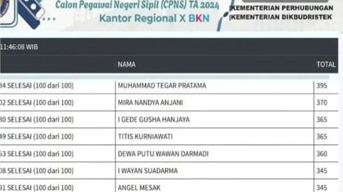 Ilustrasi sistem kelulusan SKB dengan CAT pada seleksi CPNS 2024.