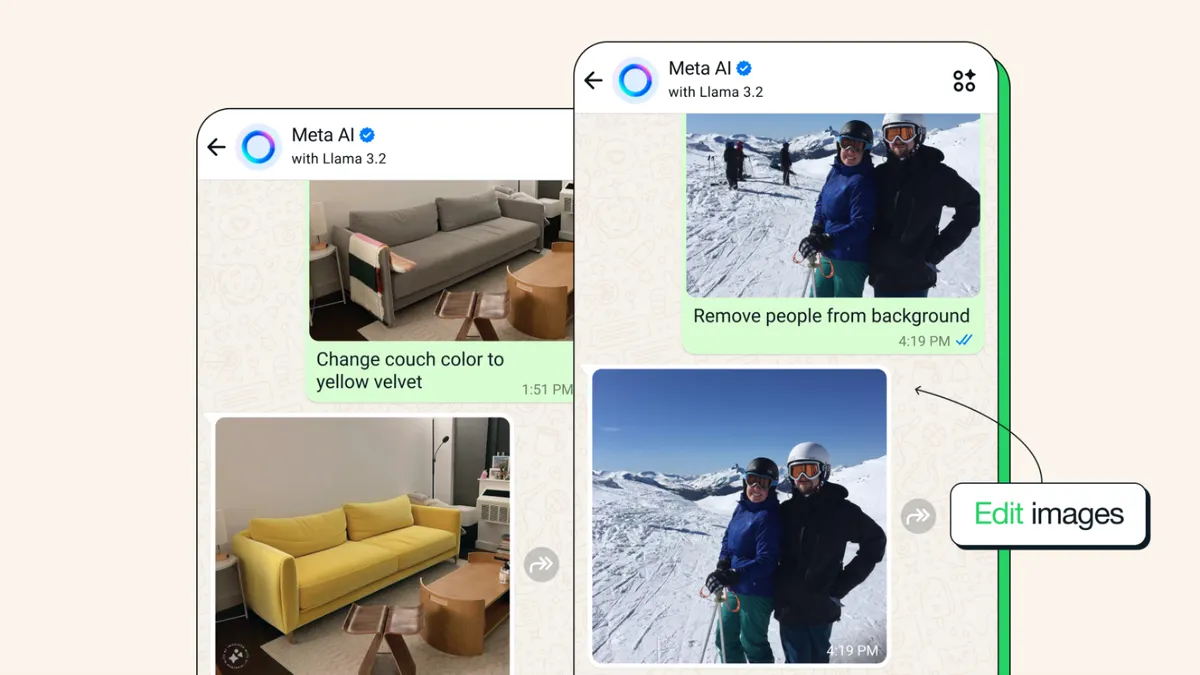 Meta AI di WhatsApp.