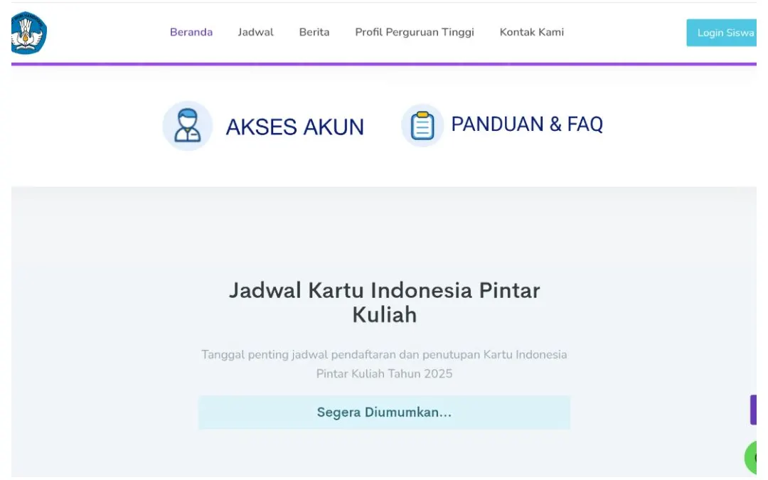 Minat Daftar KIP Kuliah? Peserta Terdaftar di DKTS Desil 1 hingga 3 ...