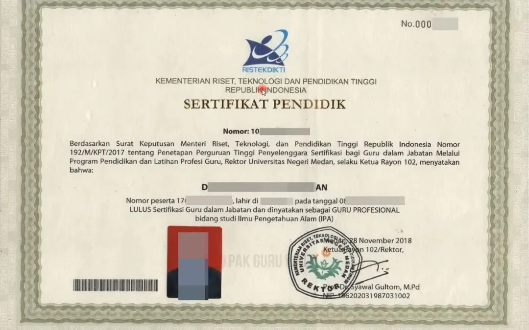Cara Mudah Cek Nomor Serdik PPG Secara Online di Laman PISN