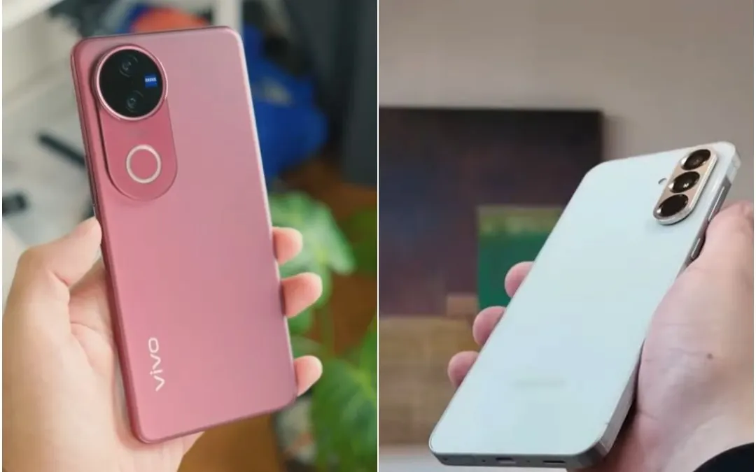 Vivo V50 dan Samsung Galaxy A56.