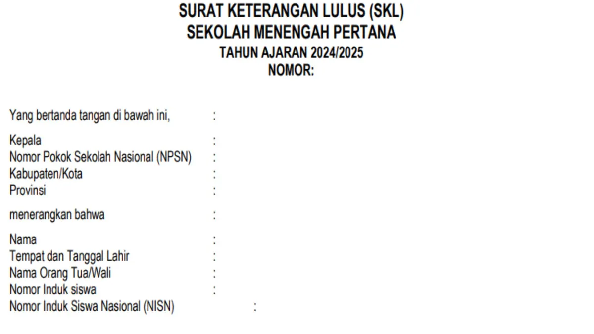 Link download PDF SKL untuk SPMB Jatim 2025. 