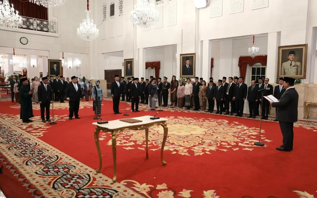6 Menteri dan Pejabat yang Dilantik Prabowo dalam Reshuffle Kabinet