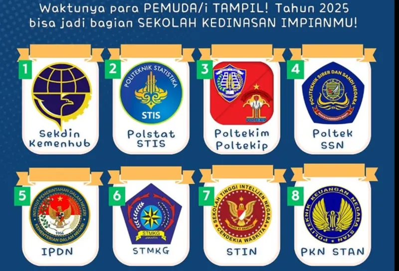 Ilustrasi. Daftar sekolah kedinasan di bawah naungan kementerian atau instansi pemerintah.