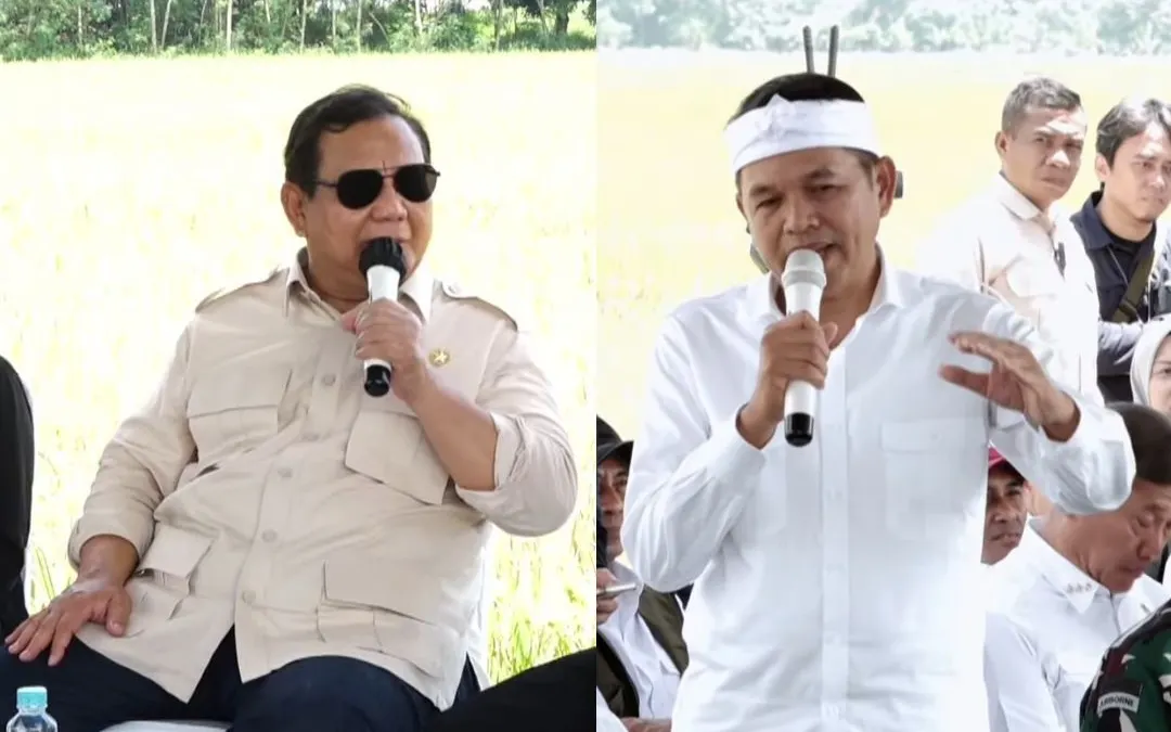 Prabowo Subianto dan Dedy Mulyadi