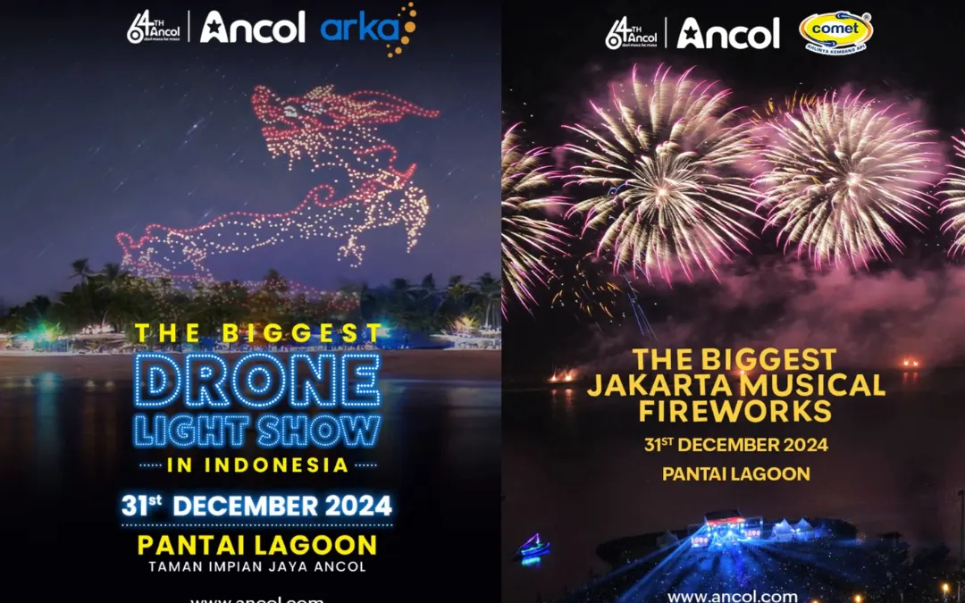 Ancol siap menyambut Tahun Baru 2025 dengan acara spektakuler seperti Drone Light Show dan konser artis papan atas.