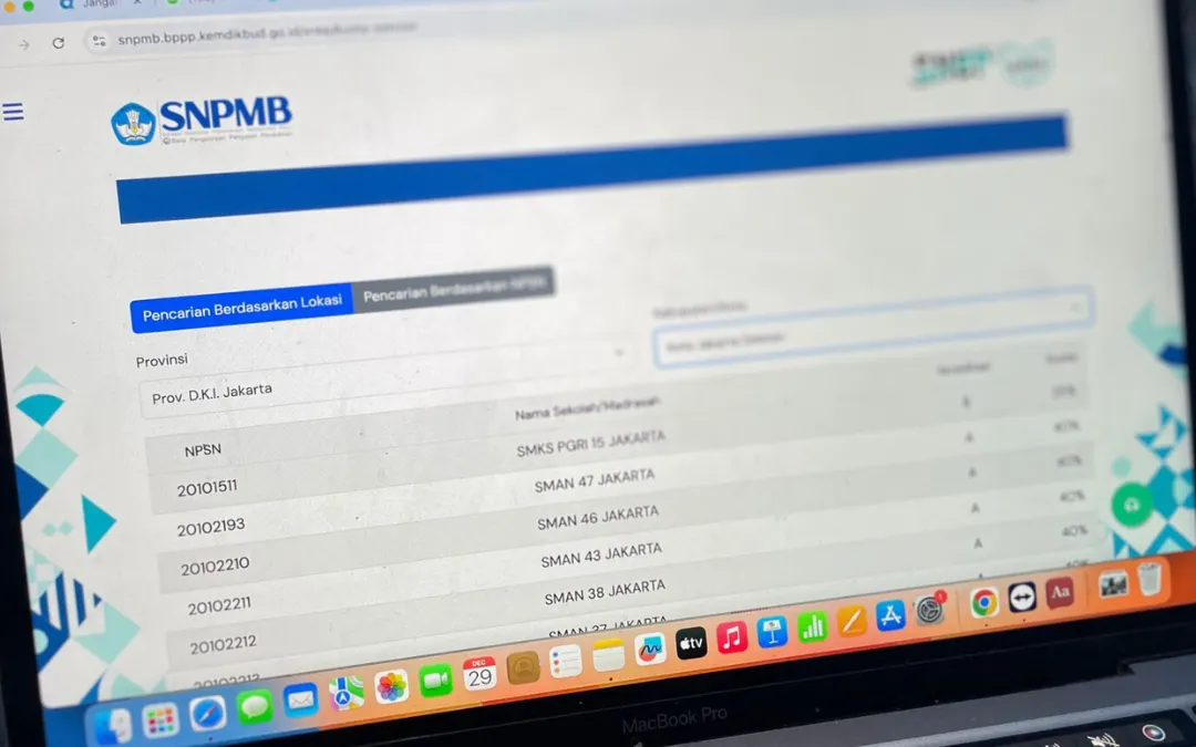 Dalam website resmi smpmb.bppp.kemdikbud.go.id pengecekan kuota sekolah untuk SNBP 2025 sudah bisa dilakukan mulai tanggal 28 Desember 2024.