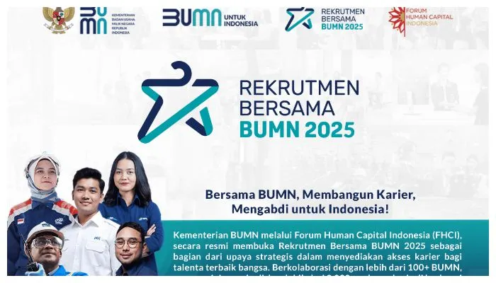Pendaftaran Rekrutmen Bersama BUMN 2025