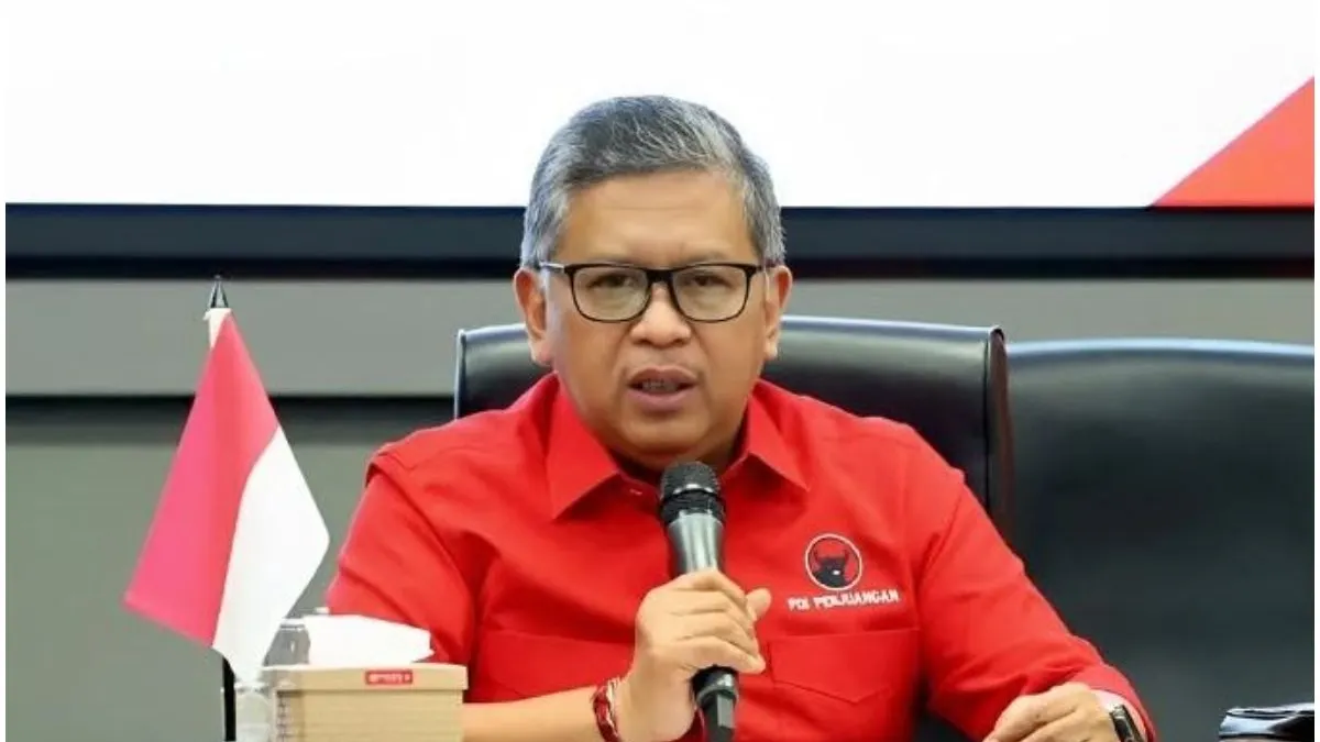 Hasto Kristiyanto, Sekjen PDIP yang jadi tersangka KPK.