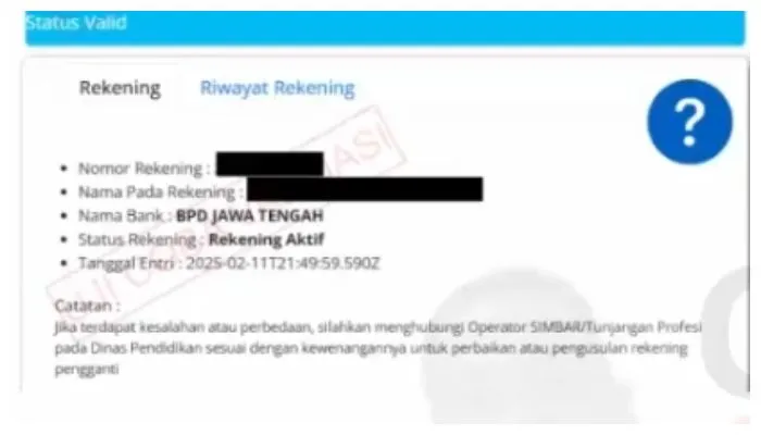 Mengatasi nomor rekening mereka tidak muncul di Info GTK 2025.