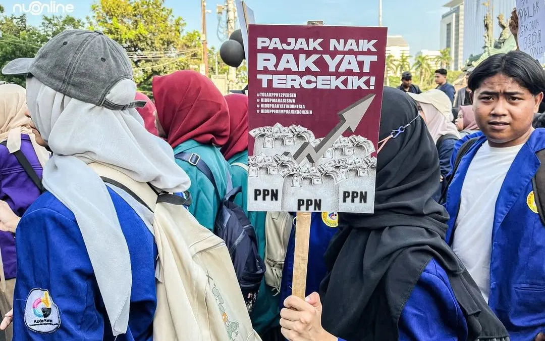Mahasiswa Jakarta Lakukan Aksi Demo soal PPN 12 Persen