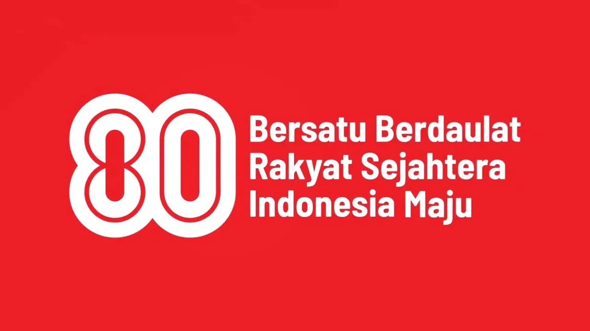Logo HUT ke-80 RI jadi sorotan usai resmi diluncurkan oleh Presiden Prabowo Subianto pada Rabu 23 Juli 2025