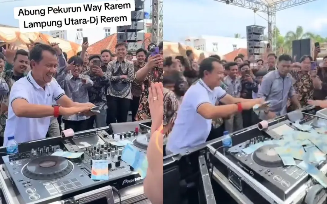 Nama Utara Hatami, anggota DPRD Lampung Utara dari Fraksi PKB, mendadak menjadi sorotan publik usai menyawer DJ