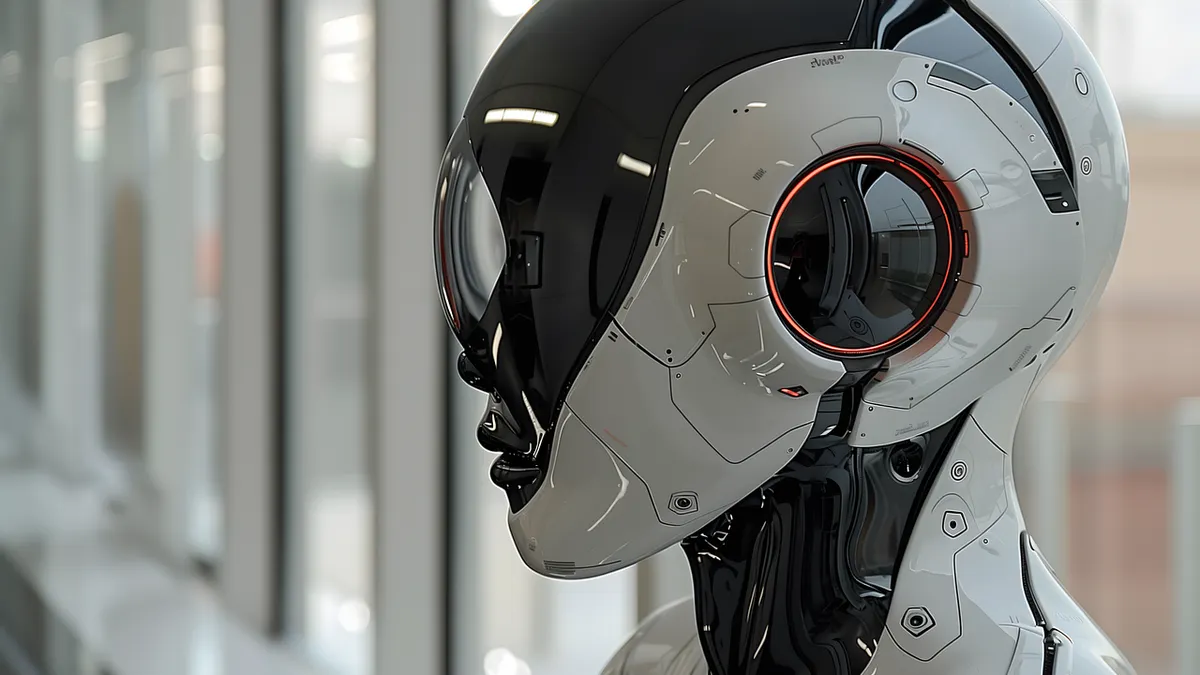 Ilustrasi Humanoid Robot