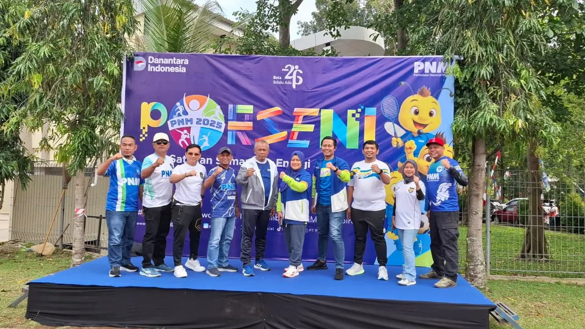 Semangat Jaga Diri Jaga Kawan Jaga PNM Gema di Porseni 2025.