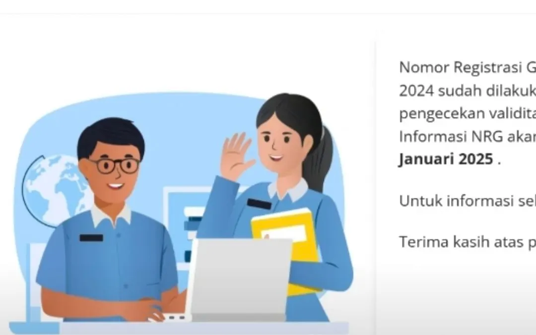 Illustrasi. info GTK bagi para guru yang NRGnya masih belum muncul