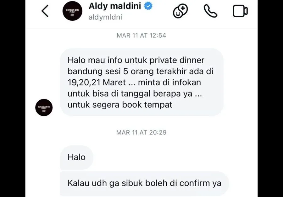 Aldy Maldini, mantan anggota grup vokal CJR, viral di media sosial diduga menipu dengan menilap uang penggemar.