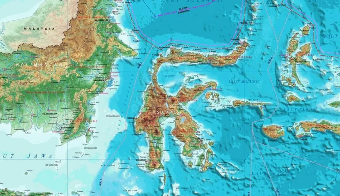 Ilustrasi. Blok Ambalat Indonesia dan Malaysia