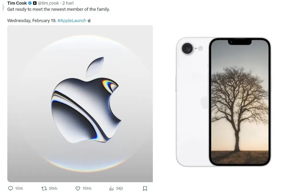 Muncul spekulasi bahwa yang akan rilis pada Apple Event 19 Februari 2025 merupakan lini produk Apple lainnya, bukan iPhone SE 4.