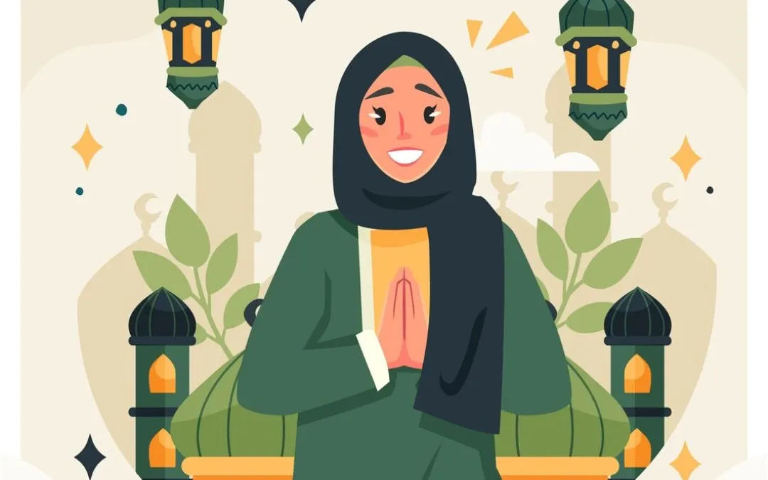 Ilustrasi doa Ramadan.