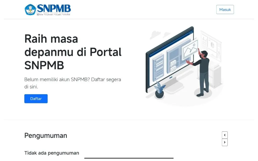 Proses pendaftaran untuk SNPMB akan berlangsung hingga 18 Februari 2025 untuk SNBP dan masih berlanjut hingga bulan Maret bagi SNBT.
