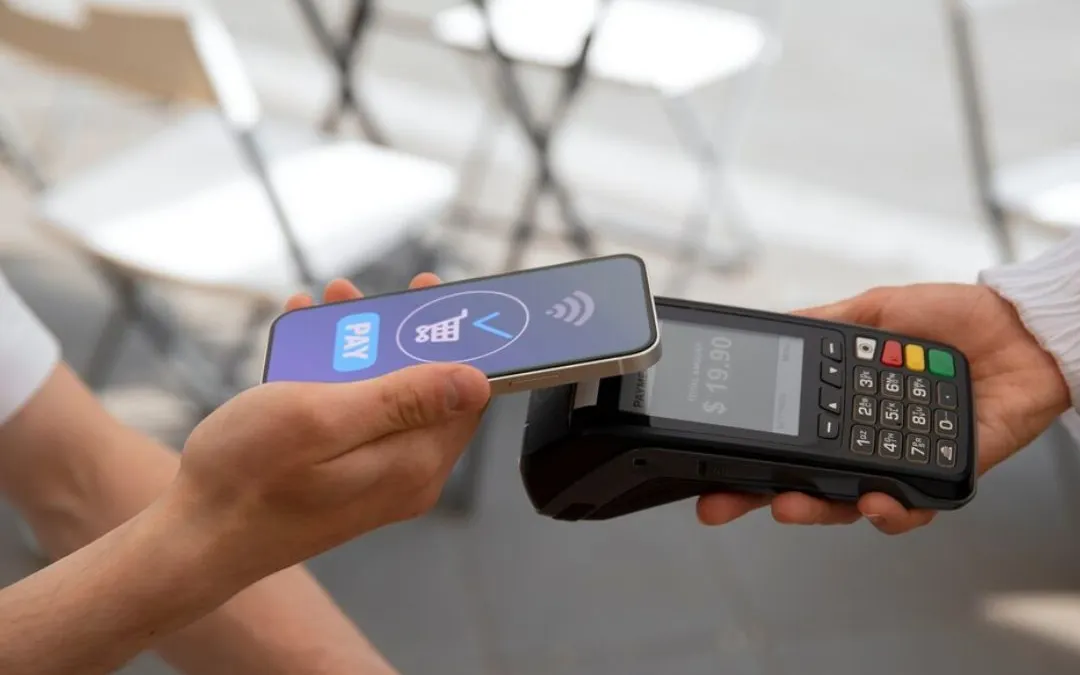 Ilustrasi NFC di HP.
