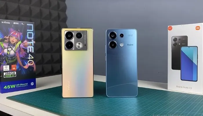 Infinix Note 40 dan Xiaomi Redmi Note 13 adalah dua smartphone yang menarik perhatian di kelas harga Rp2 jutaan.