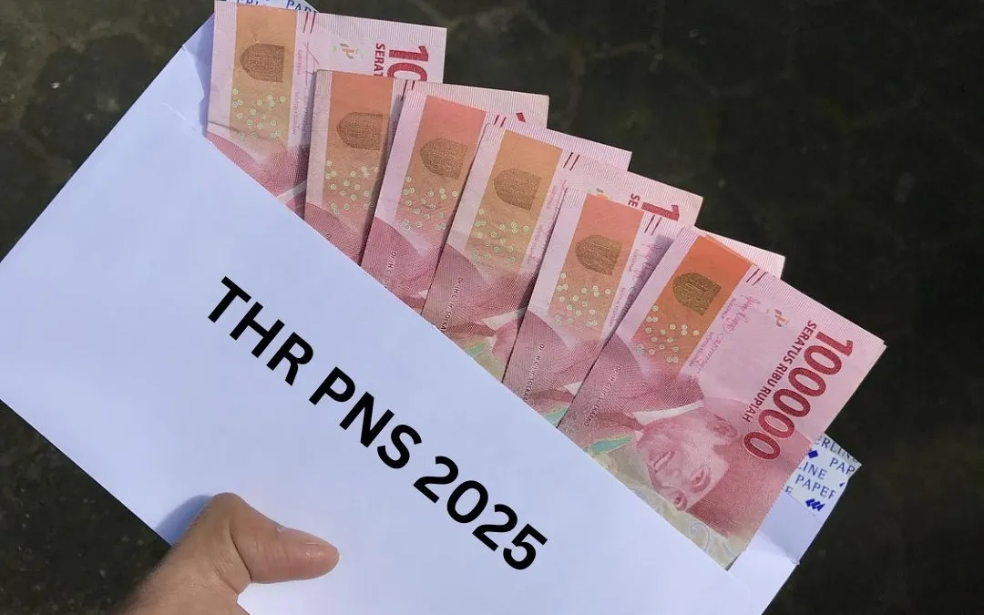 Ilustrasi pencairan Tunjangan Hari Raya (THR) untuk Aparatur Sipil Negara (ASN) termasuk THR PNS 2025.