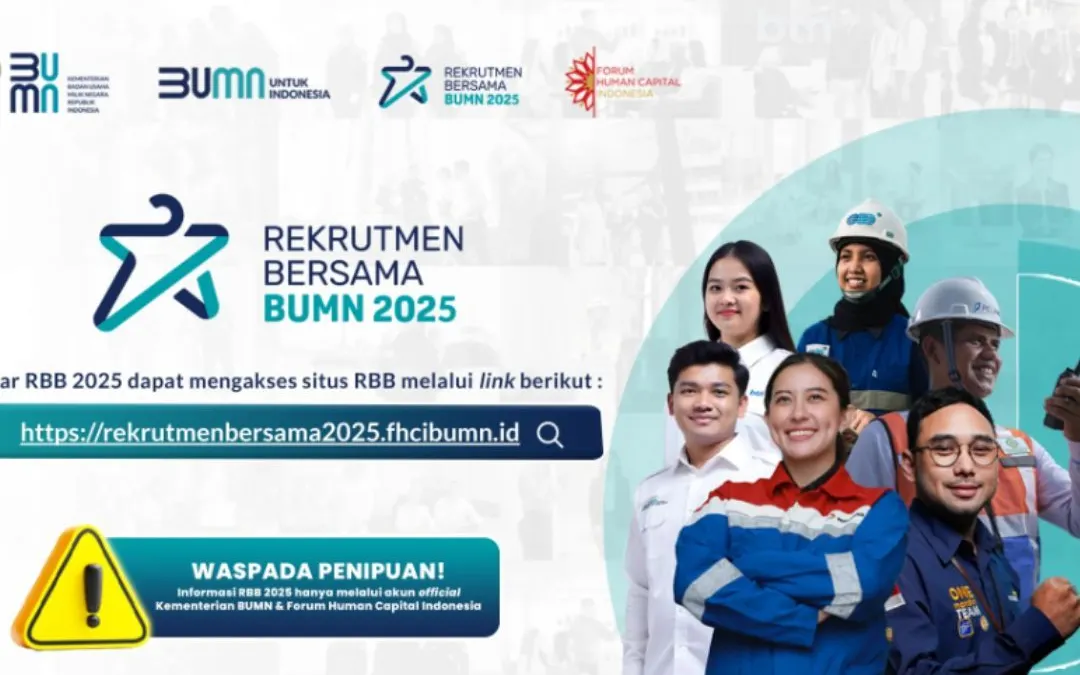 Lowongan Rekrutmen Bersama BUMN 2025 untuk Lulusan SMA dan SMK