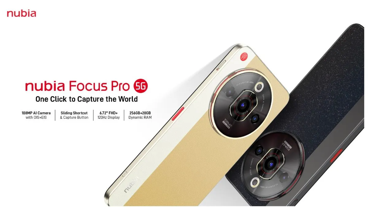 Nubia Focus Pro 5G.